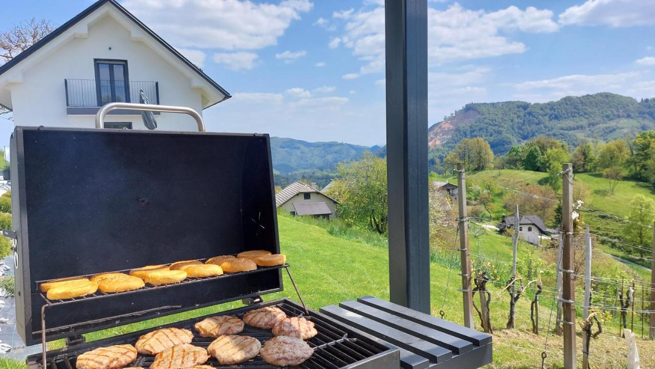 Tanja S Holiday Home In Nature With Sauna And Hot Tub Gorica pri Slivnici ภายนอก รูปภาพ